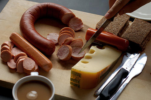 german saussage breakfast